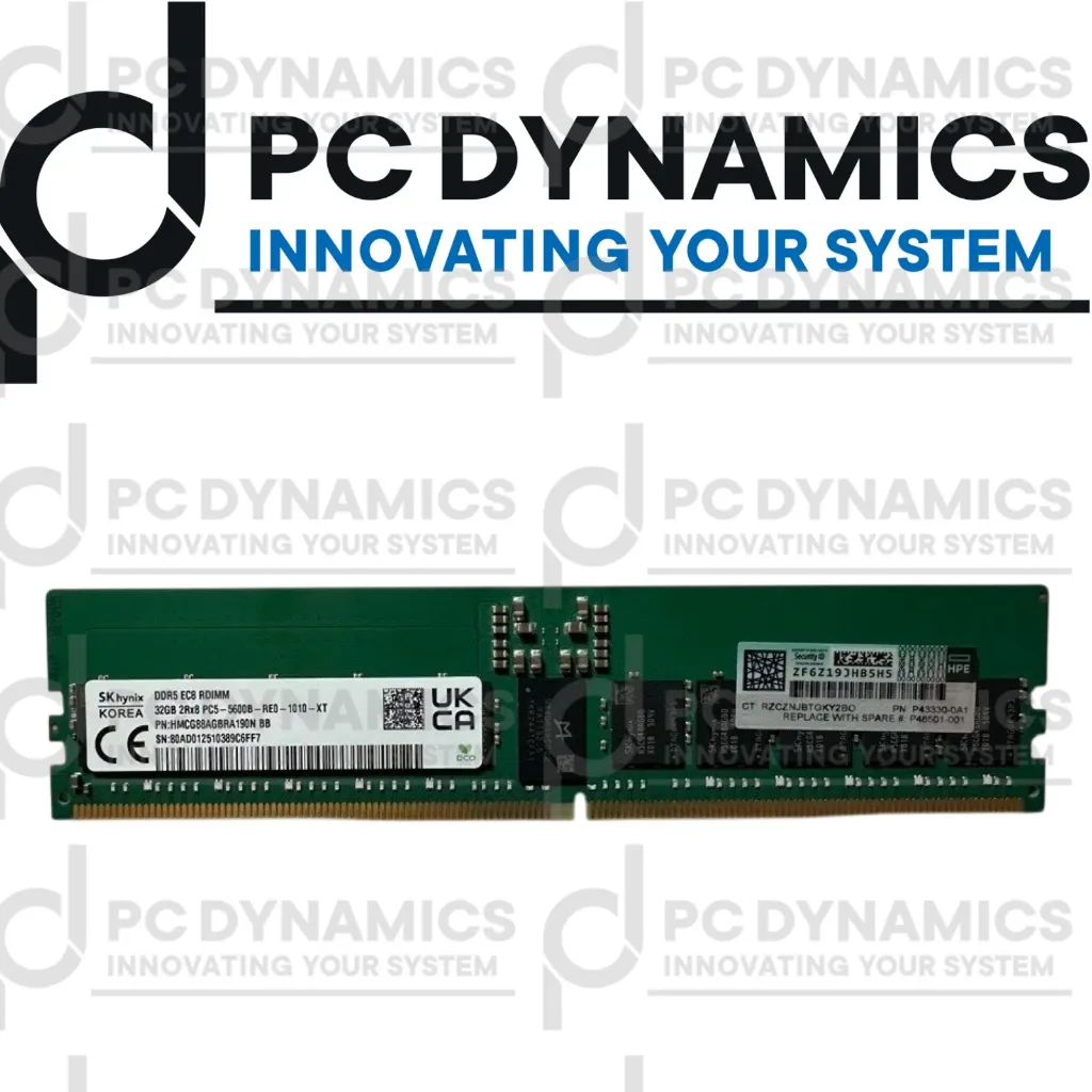 [32GB 4800 DDR5] RAM HPE 32GB 4800 2RX8 P43328-B21 P43330-0A1 DDR5