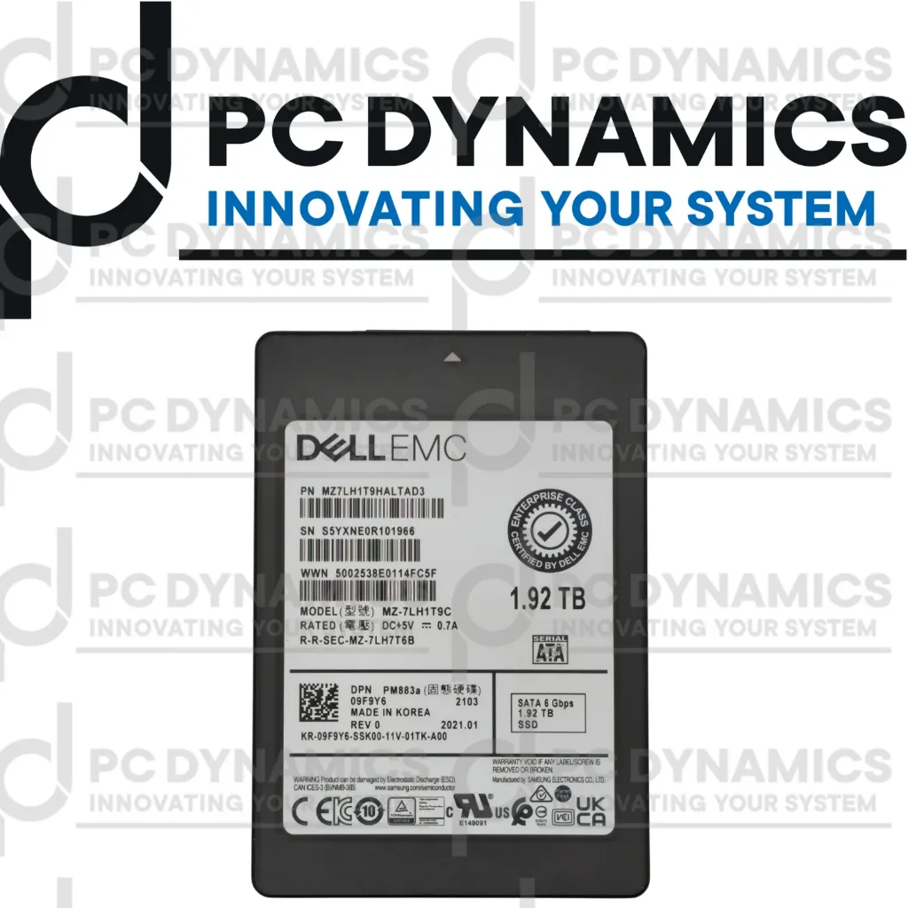 SSD Dell 1,92TB MZ-7LH1T9C 9F9Y6
