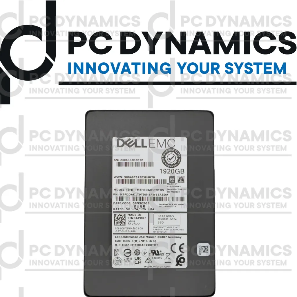[1.92TB MTFDDAK1T9TDS] SSD Dell 1,92TB MTFDDAK1T9TDS 0GYGVV