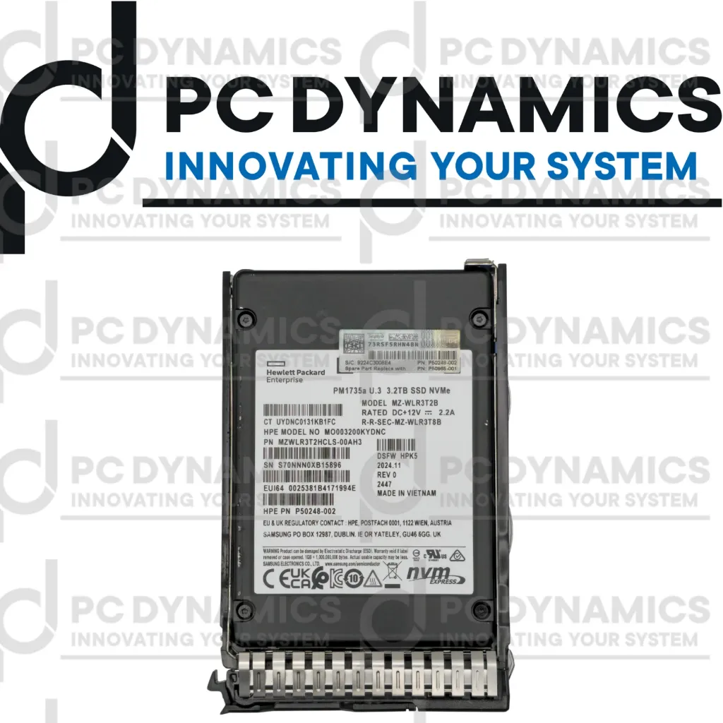 SSD HPE 3.2TB P50228-B21 P50965-001 NVMe