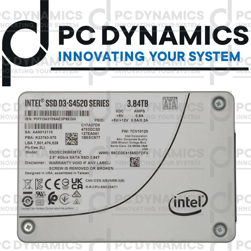 SSD Intel 3.84TB D3-S4520 SSDSC2KB038TZ
