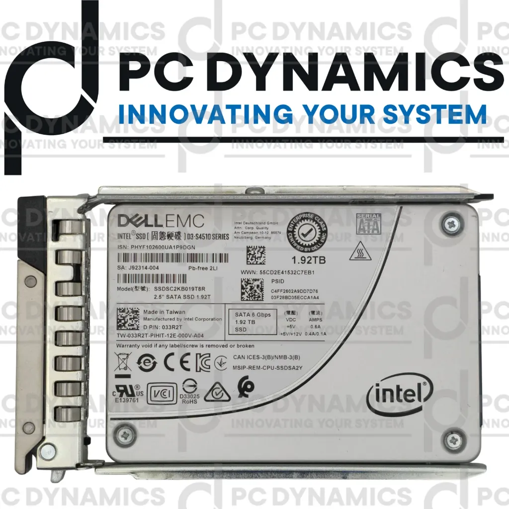SSD Dell 1.92TB 033R2T SSDSC2KB019T8R