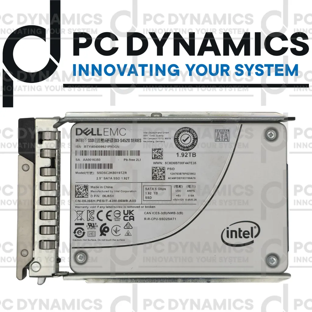SSD Dell EMC 1.92TB 06J65H SSDSC2KB019TZR