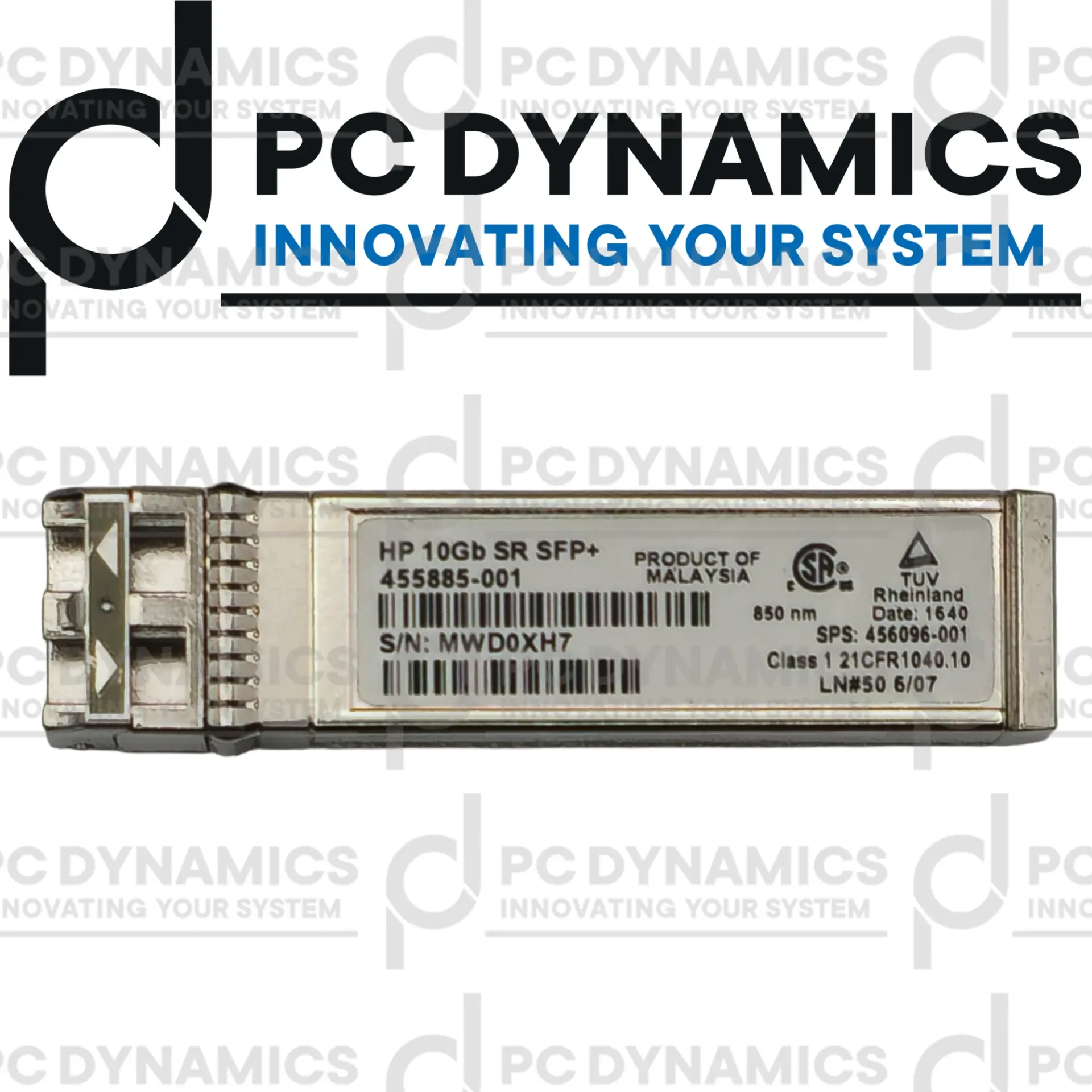 Transceiver HPE 10GB 455885-001 456096-001