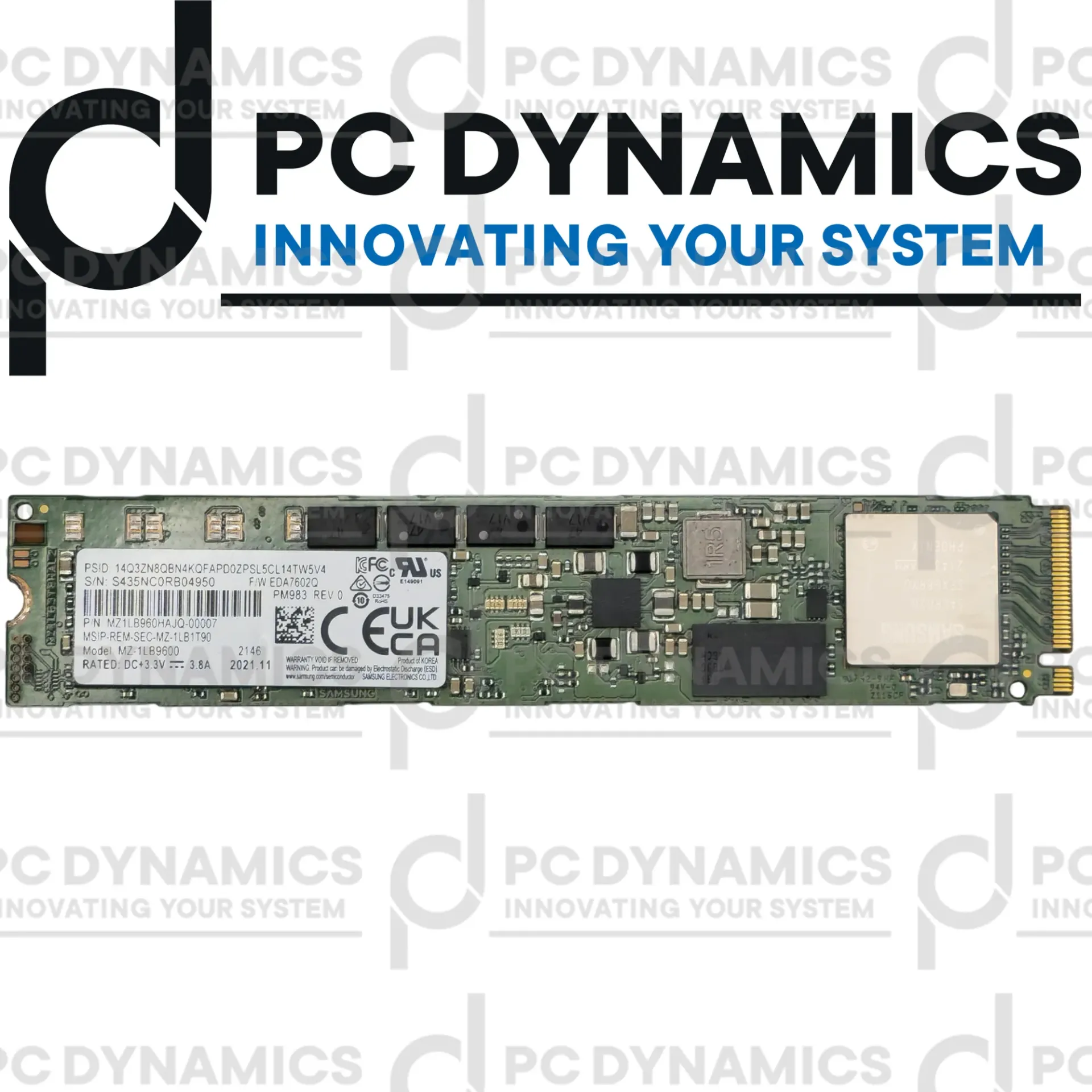 SSD Samsung 960GB PM983 MZ1LB960HAJQ-00007 M.2