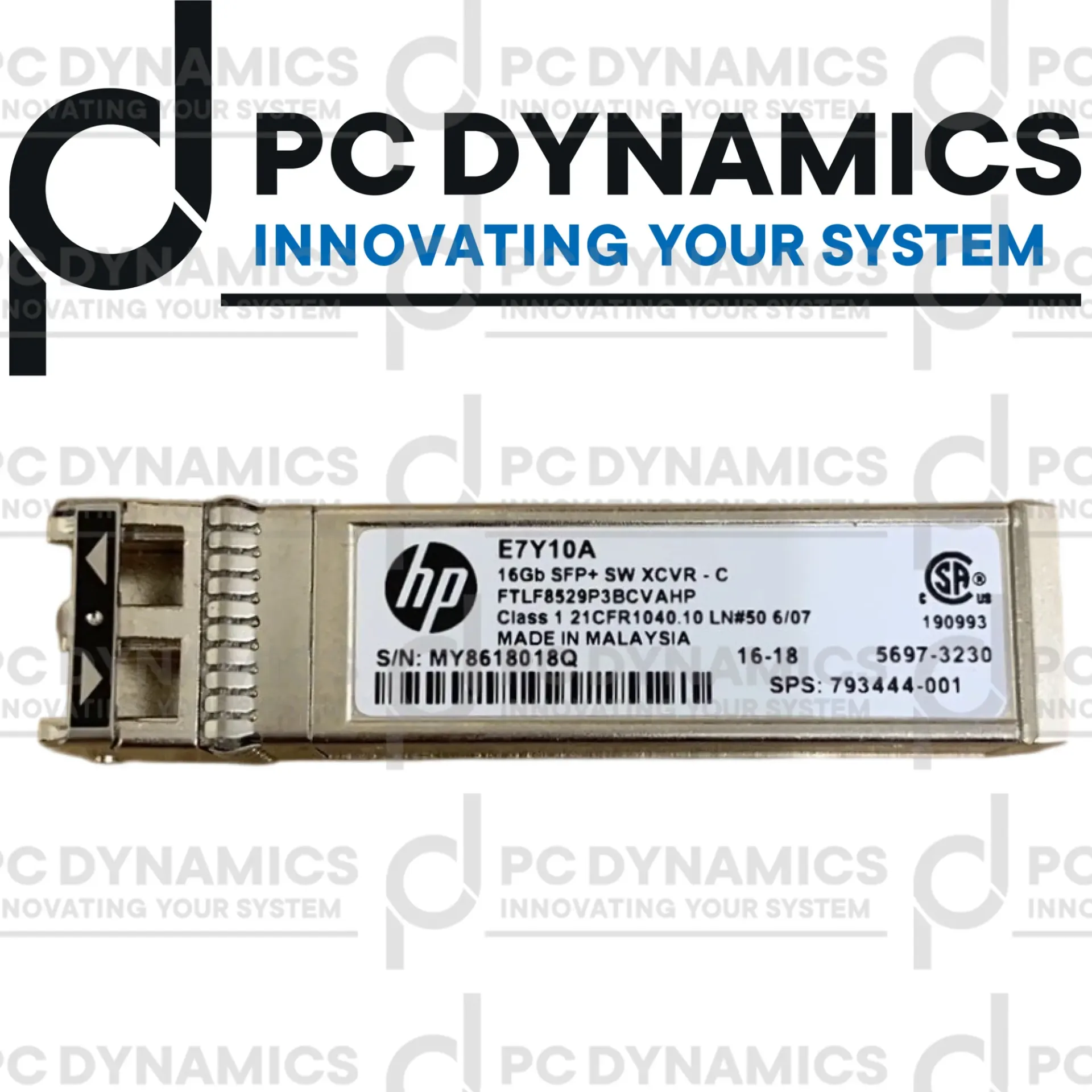 Transceiver HPE 16Gb 793444-001 SFP+