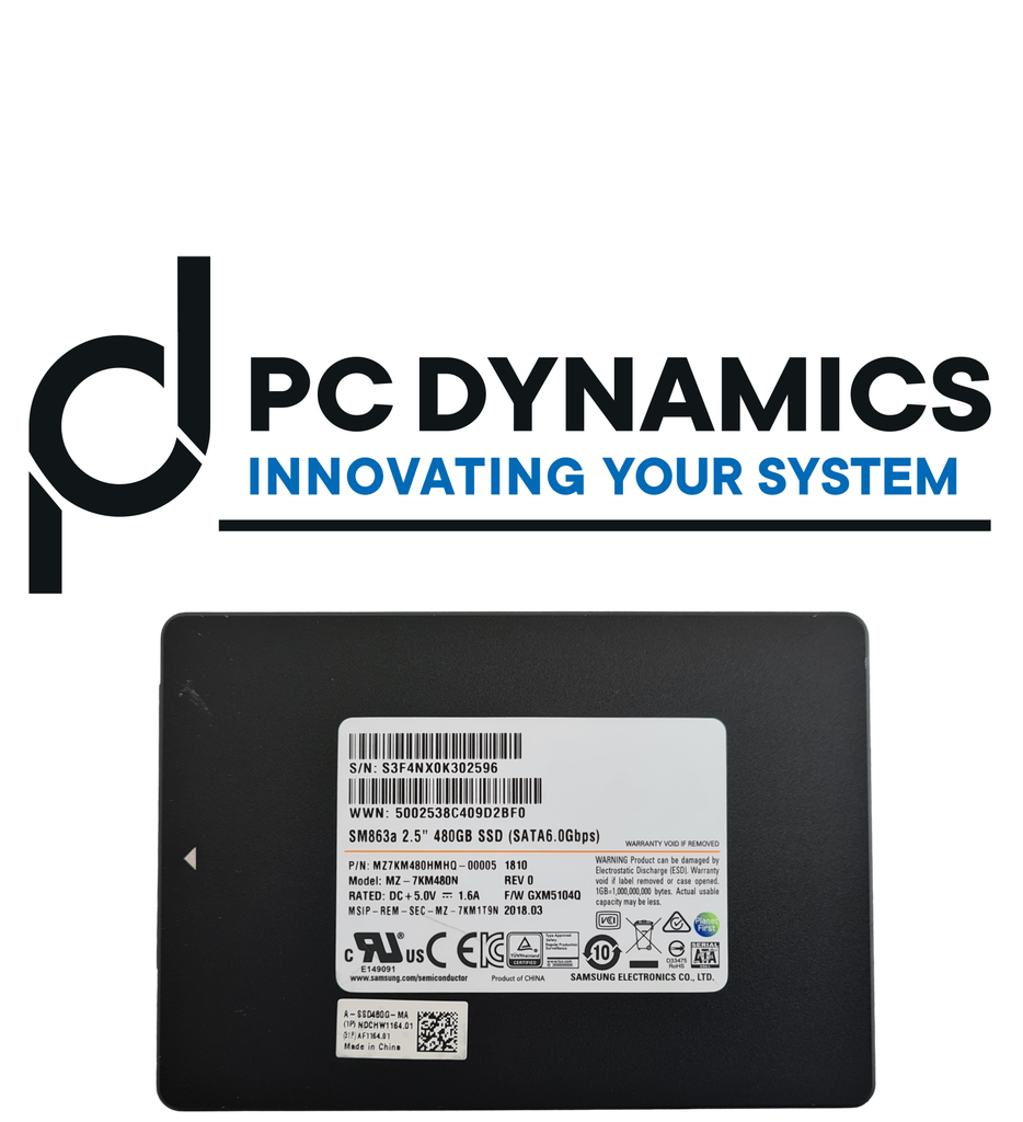 [SM863a] SSD Samsung 480GB SM863a MZ7KM480HMHQ-00005