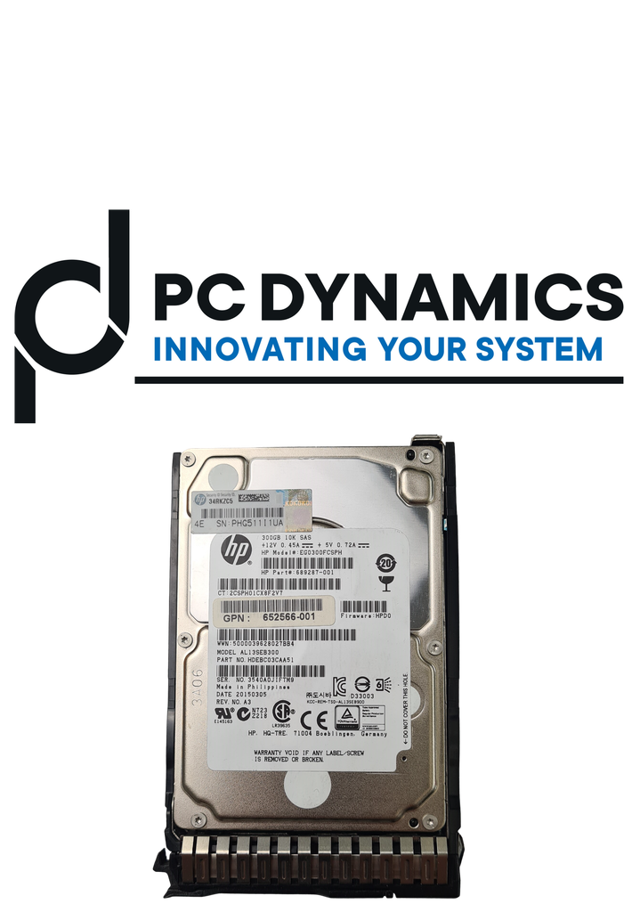 [652564-B21] HDD HP 300GB 653955-001 652564-B21