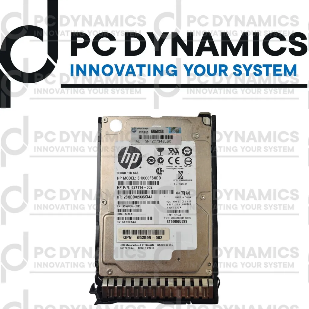 HDD HP 300GB 653960-001 652611-B21 SAS