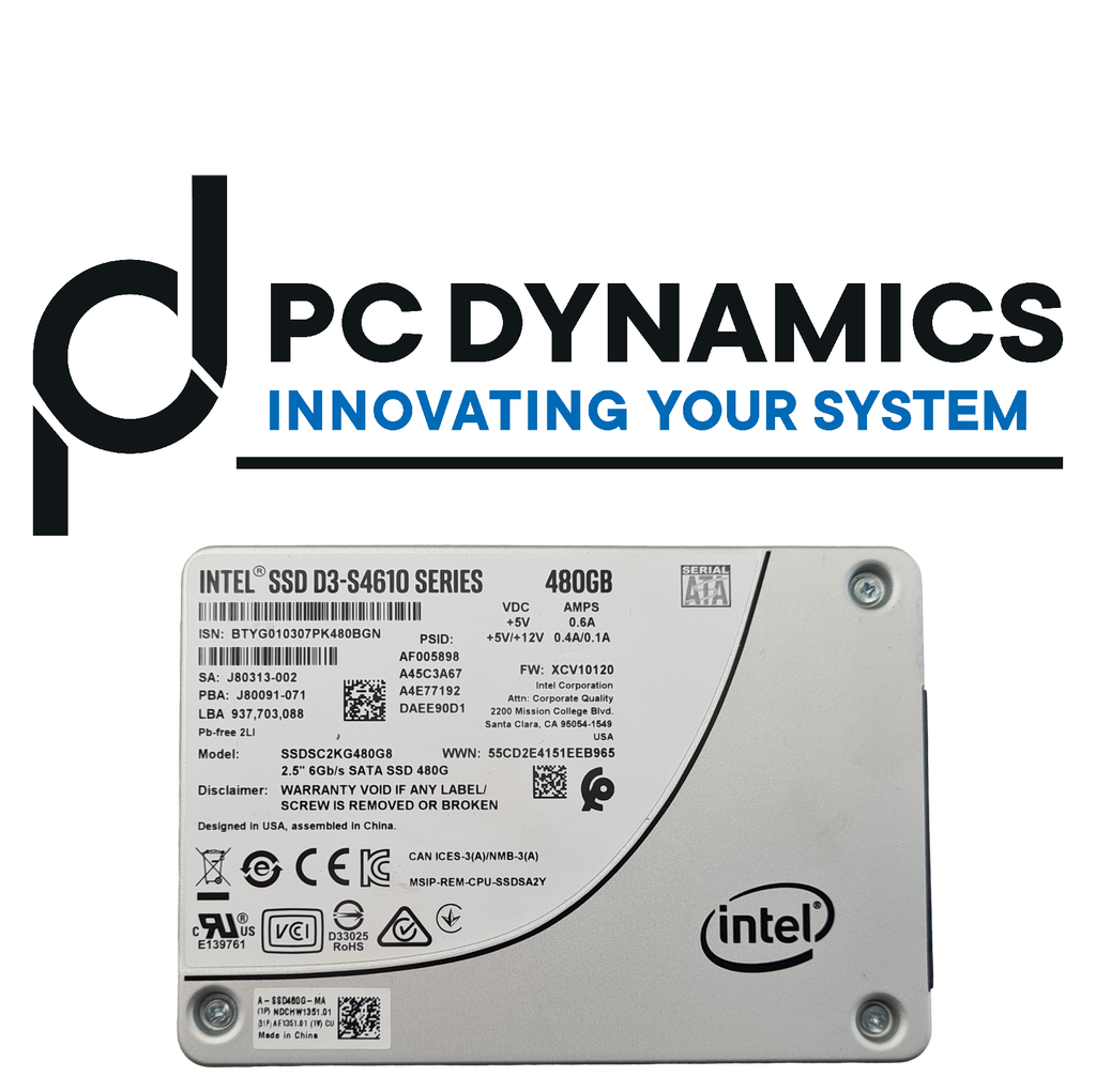 SSD Intel 480GB SSDSC2KG480G8