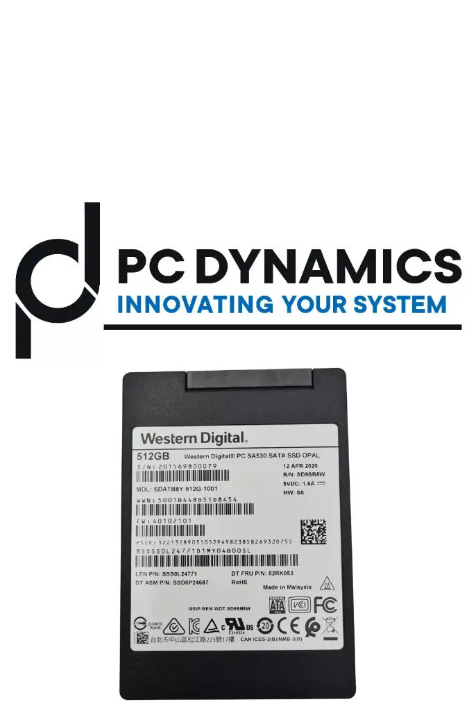[SDASB8Y-512G] SSD Western Digital 512GB SDASB8Y-512G