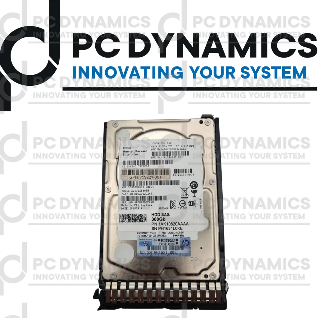 HDD HP 300GB 759546-001 744995-001 SAS
