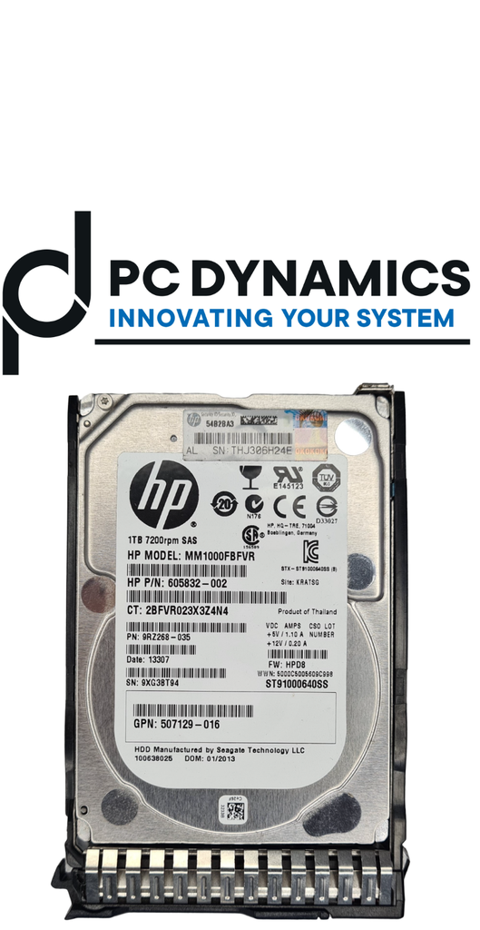 [1TB] HDD HP 1TB 653954-001 652749-B21
