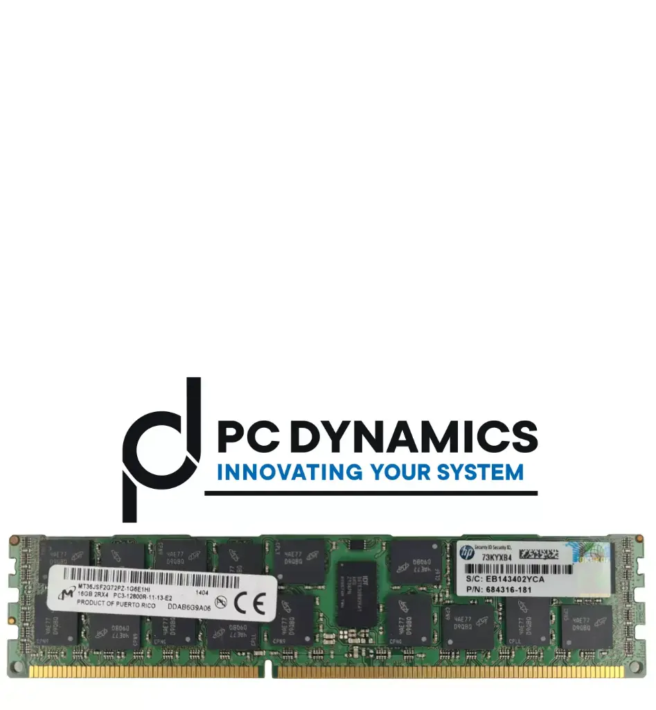 RAM Micron 16GB 2Rx4 MT36JSF2G72PZ-1G6 PC3 - 12800R