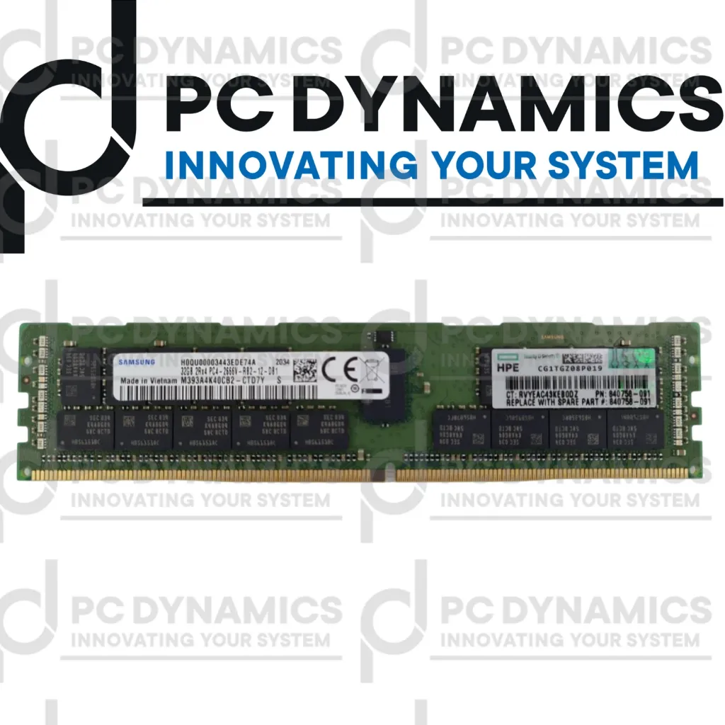 [32GB 2666] RAM HPE 32GB 2666 2Rx4 815100-B21 840758-091