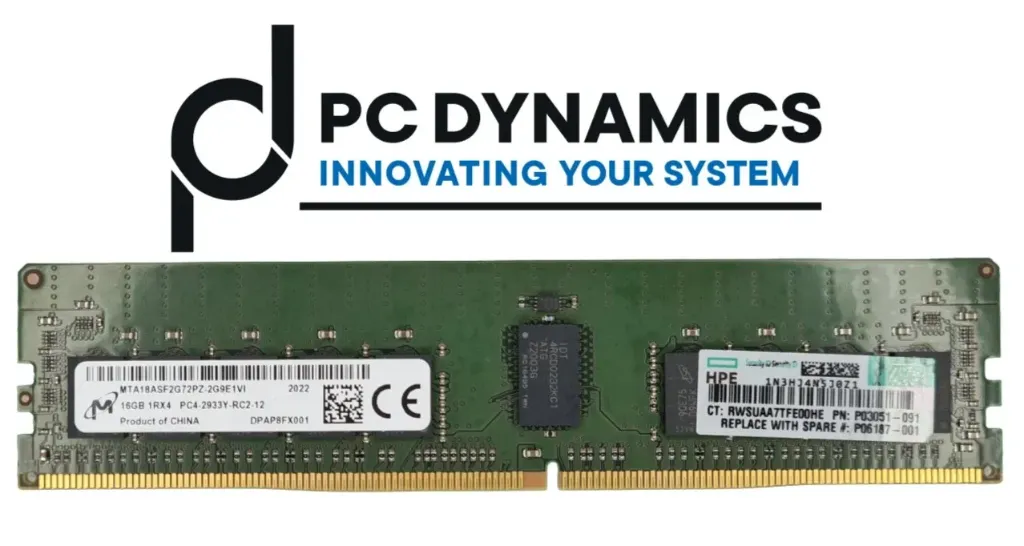 RAM HPE 16GB 2933 1RX4 P00920-B21 P03051-091 P06187-001