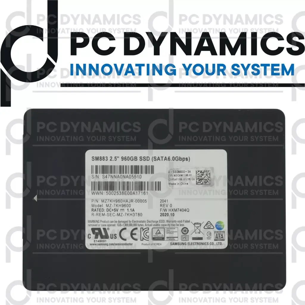 [SM883] SSD Samsung 960GB SM883 MZ7KH960HAJR