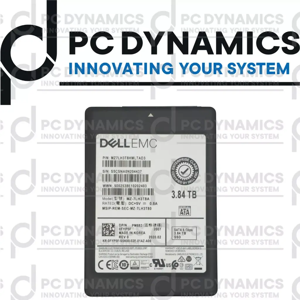 [3.84TB FYP5F] SSD Dell 3.84TB FYP5F MZ7LH3T8HMLTAD3