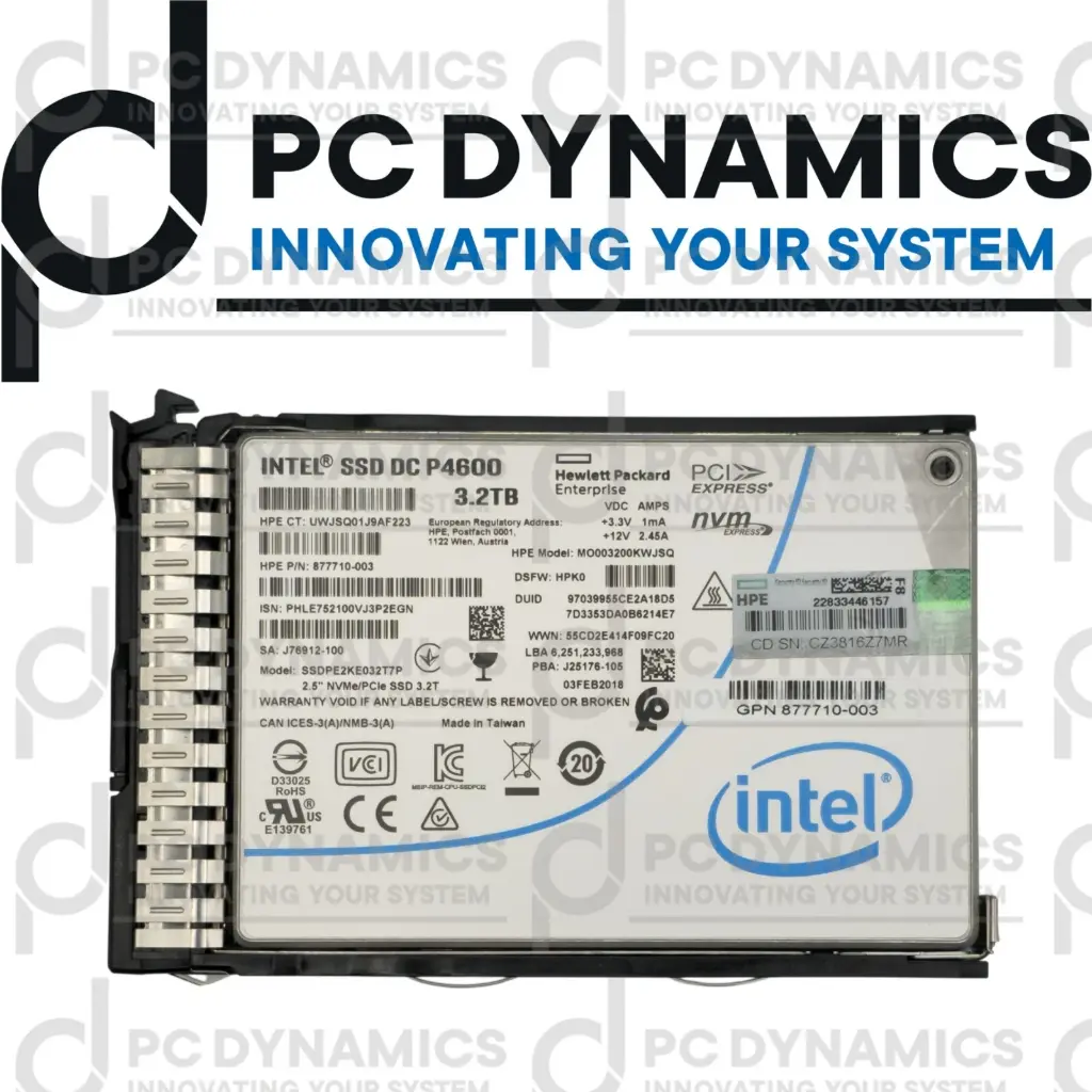 [3.2TB REF NVMe SSD] SSD HP 3.2TB 880246-001 877998-B21 SSD NVMe 2.5"