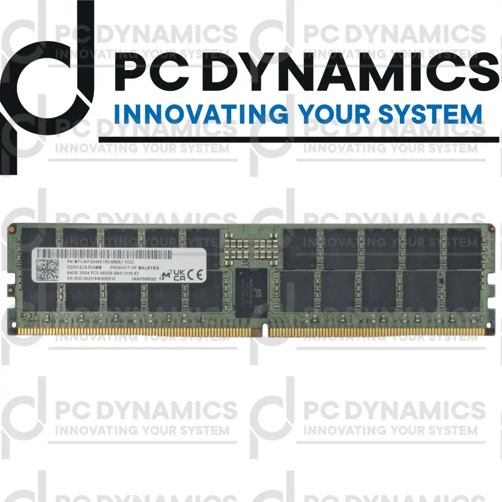 [64GB 4800 DDR5] RAM Micron 64GB 2Rx4 PC5-4800B MTC40F2046S1RC48BA1