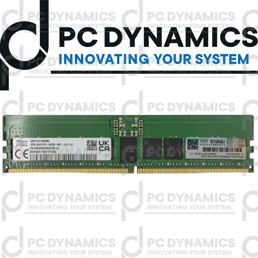 [32GB 4800 DDR5] RAM HPE 32GB 4800 P50311-B21 P56152-001 DDR5