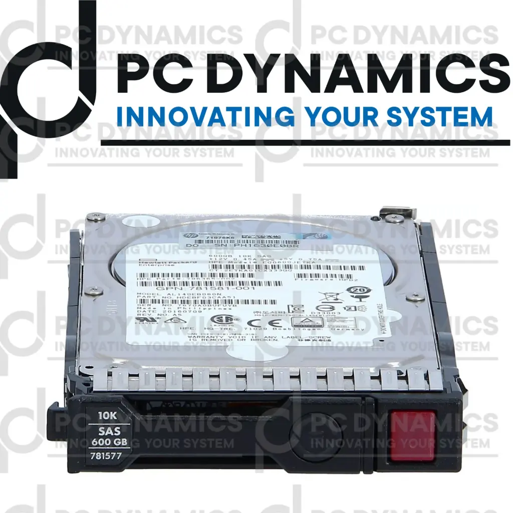 HDD HP 600GB 781577-001 781516-B21 SAS
