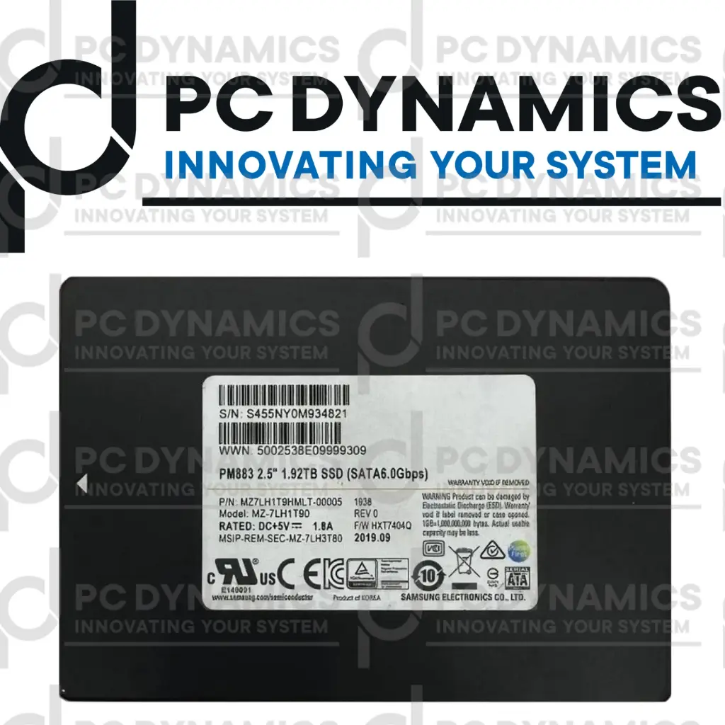 SSD Samsung 1.92TB PM883 MZ7LH1T9HMLT-00005