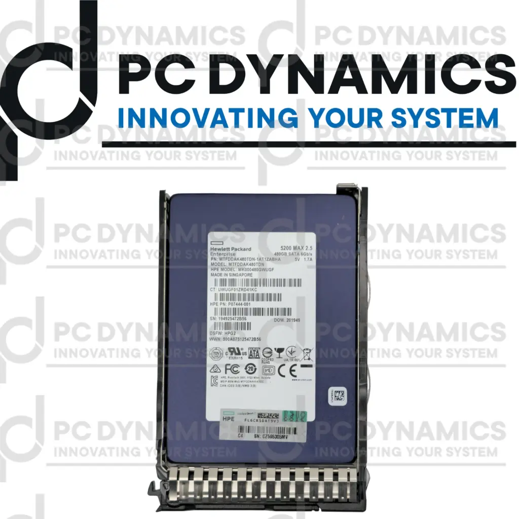 SSD HPE 480GB P07922-B21 P08690-001