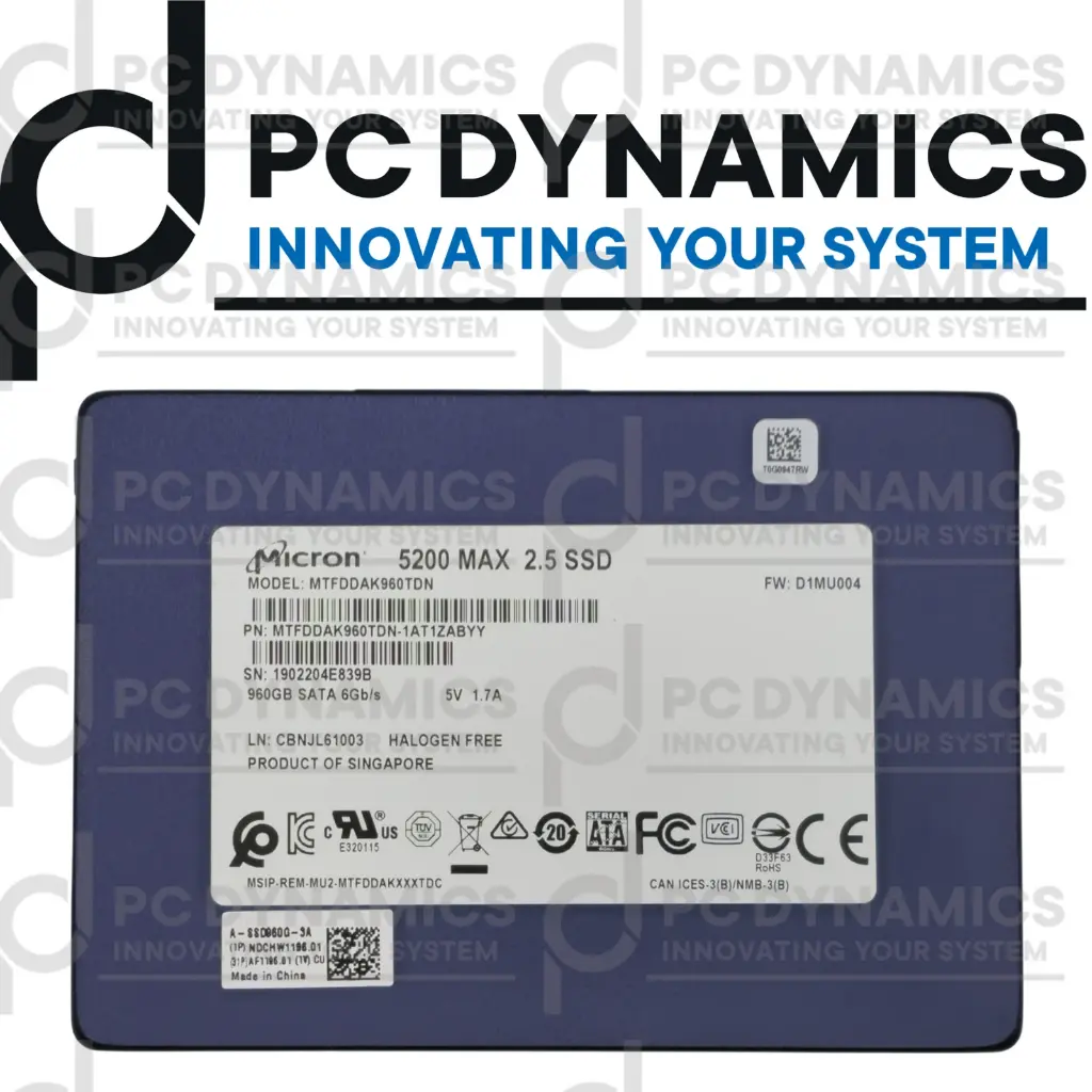 SSD Micron 5200 960GB MTFDDAK960TDN 2,5" 