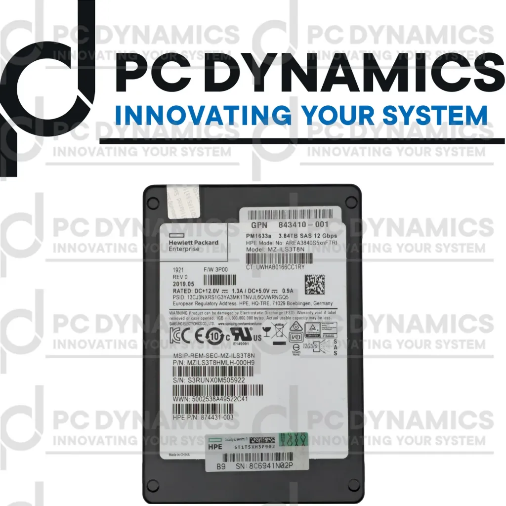 SSD HP Samsung 3.84TB PM1633a