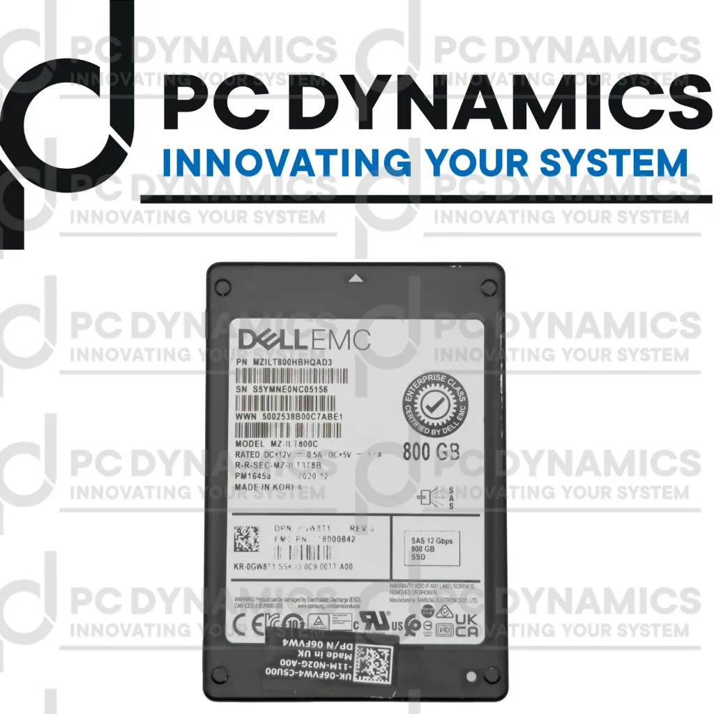 [800GB PM1645a] SSD DELL Samsung 800GB PM1645a 0GW8T1 MZ-ILT800C