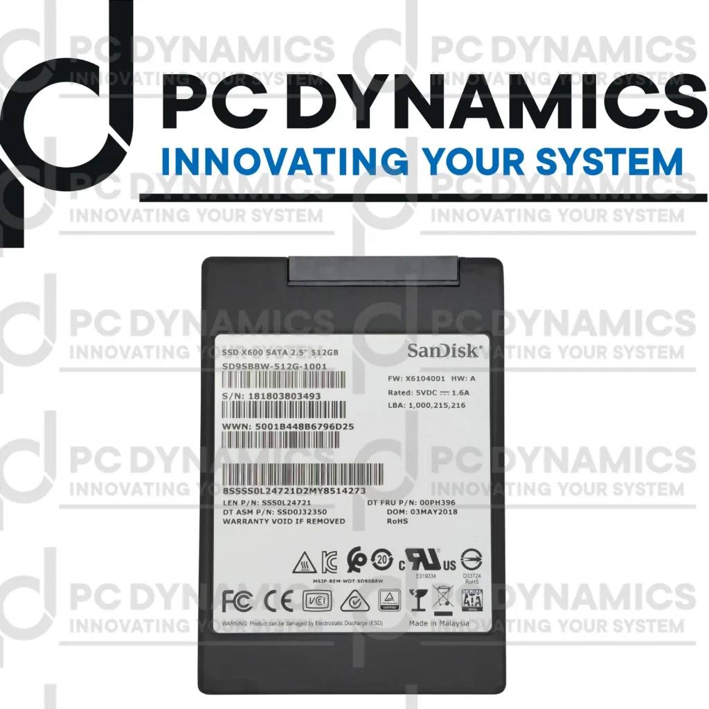 SSD SANDISK 512GB  MZXLR1T6HBJR SD9SB8W-512G