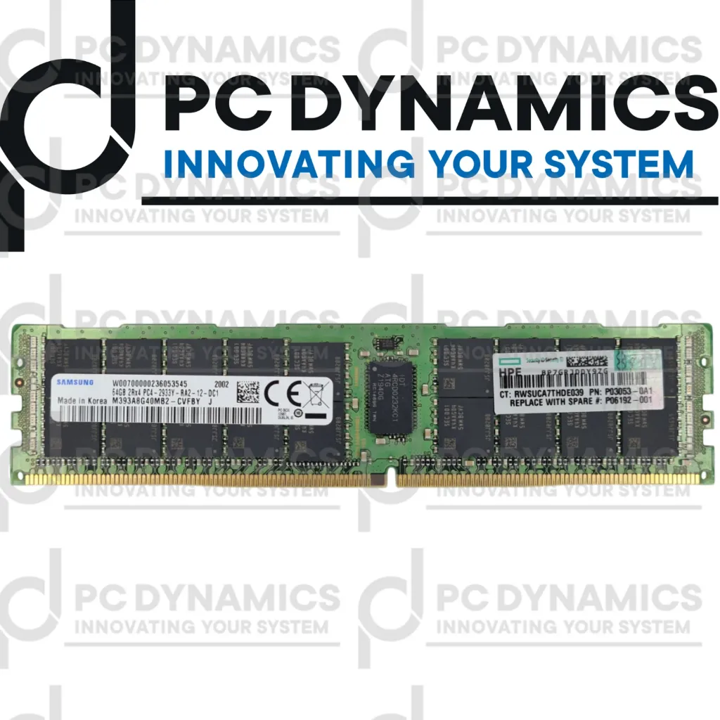 RAM HPE 64GB 2933 2Rx4 P00930-B21 P03053-0A1 P06192-001