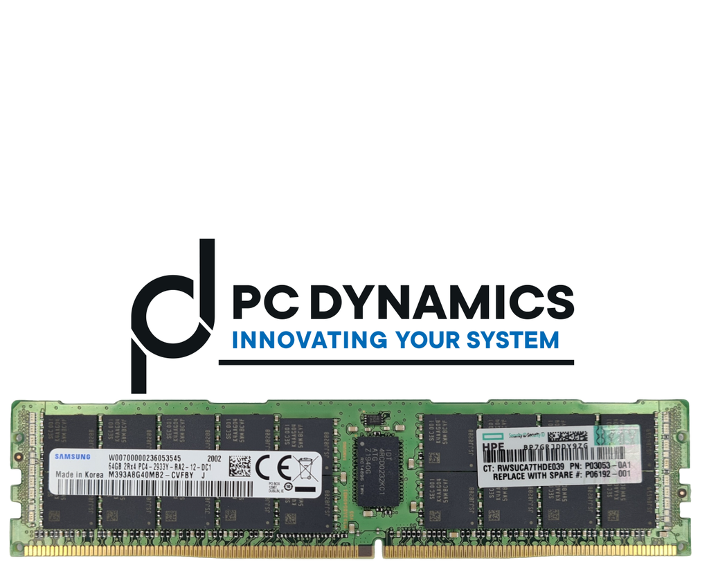 RAM HPE 64GB 2Rx4 2933 P00930-B21 P03053-0A1 P06192-001
