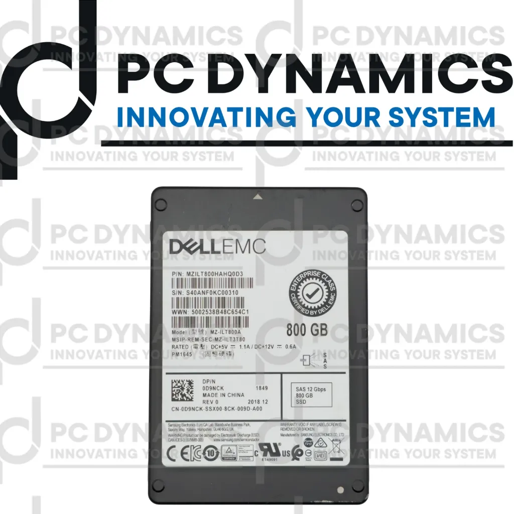 SSD DELL 800GB 0D9NCK SAS